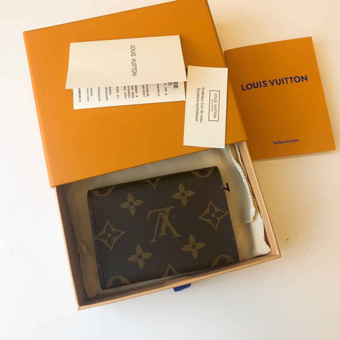 Louis Vuitton Monogram Eclipse Enveloppe Carte de visite M63801